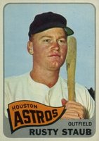 1965 Topps #321 Rusty Staub Baseball Card