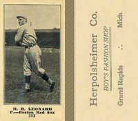 1916 Herpolsheimer Co. #102 H. B. Leonard Baseball Card