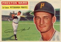1956 Topps #328 Preston Ward Baseball Card
