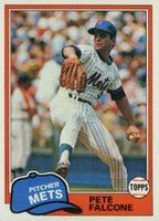 1981 Topps #117 Pete Falcone Baseball Card