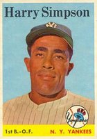 1958 Topps #299 Harry Simpson Baseball Card