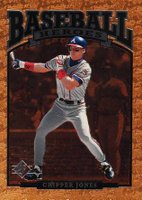 1996 SP Baseball Heroes #85 Chipper Jones Baseball Card