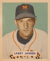 1949 Bowman #202 Larry Jansen Baseball Card