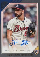 2022 Topps Gallery Rookies Autographs #RASS Spencer Strider Baseball Card