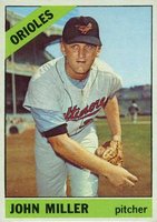 1966 Topps #427 John Miller Baseball Card