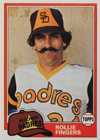 1981 Topps #229 Rollie Fingers Baseball Card