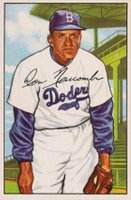 1952 Bowman #128 Don Newcombe Baseball Card
