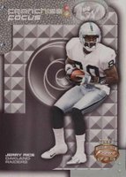 2002 Fleer Focus Jersey Edition Franchise Focus #23 Jerry Rice Football Card