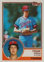 1983 Topps #586 Frank Viola Baseball Card