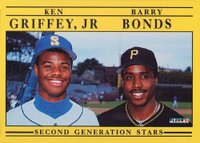 1991 Fleer #710 Barry Bonds/Ken Griffey Jr. Baseball Card