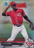 2017 Bowman Draft #BDC6 Jeter Downs Chrome-Refractor Baseball Card