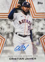 2023 Topps Baseball Stars Autographs #BSACJ Cristian Javier Baseball Card