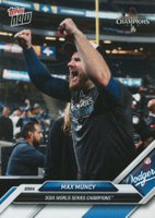 2024 Topps Now Los Angeles Dodgers World Series Champions #7 Max Muncy White Baseball Card
