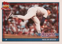 1991 O-Pee-Chee #1 Nolan Ryan Baseball Card