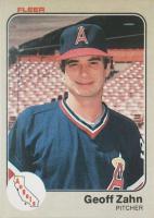 1983 Fleer #103 Geoff Zahn Baseball Card