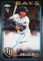 2024 Topps Chrome Rookie Autographs #RAJDE Jonny Deluca Baseball Card