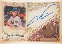 2017 Topps Gypsy Queen Autograph Garments #AG-JD Jacob DeGrom Baseball Card