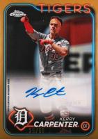 2024 Topps Chrome Update Chrome Baseball Update Series Autographs #ACKCA Kerry Carpenter Gold Refractor Baseball Card