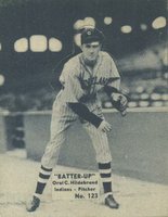 1934 Batter Up #123 Oral C. Hildebrand Baseball Card