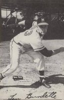 1954 Spic and Span Braves # Lou Burdette Baseball Card