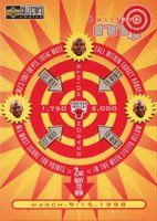 1997 Collector's Choice MJ Bullseye #B11 Michael Jordan 3/9 Basketball Card