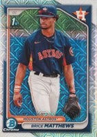 2024 Bowman Mega Box Chrome Prospects #69 Brice Matthews Baseball Card