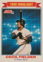 1991 Score #770 Cecil Fielder Baseball Card