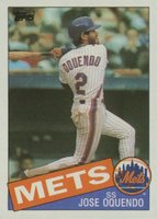 1985 Topps #598 Jose Oquendo Baseball Card