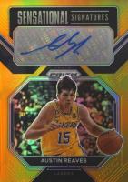 2022 Panini Prizm Sensational Signatures #SSAR Austin Reaves Gold Prizm Basketball Card