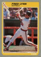 1985 Fleer #307 Fred Lynn Baseball Card