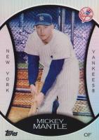 2010 Topps Legends Platinum Chrome Wal Mart Cereal #PC1 Mickey Mantle Baseball Card