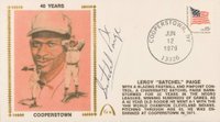 1999 Hall of Fame Autographs # Satchel Paige First Day Cover Baseball Card
