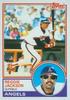 1983 Topps #500 Reggie Jackson Baseball Card