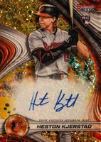 2024 Bowman's Best Best of 2024 Autographs #B24HK Heston Kjerstad Gold Mini Diamond Baseball Card