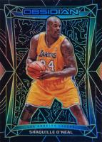 2023 Panini Obsidian #10 Shaquille O'Neal Electric Etch Green Basketball Card