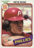 1980 Burger King Pitch, Hit & Run #21 Pete Rose Baseball Card
