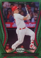 2020 Panini Chronicles Certified #14 Mike Trout Green Baseball Card