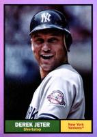 2024 Topps Archives #55 Derek Jeter Pink Foilboard Baseball Card
