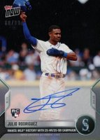 2022 Topps Now #899A Julio Rodriguez Autograph Baseball Card