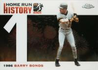 2005 Topps Chrome Updates & Highlights Home Run History #BB1 Barry Bonds Baseball Card