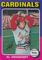 1975 Topps #122 Al Hrabosky Baseball Card