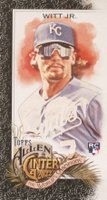 2022 Topps Allen & Ginter #250 Bobby Witt Jr. Mini-Black Border Baseball Card