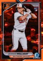 2024 Bowman Chrome Sapphire Edition #26 Jackson Holliday Orange Baseball Card