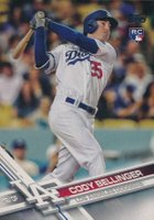 2017 Topps Update #US50 Cody Bellinger Swinging Baseball Card