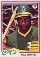 1978 Topps #507 Willie Crawford Baseball Card