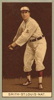1912 Brown Backgrounds Broadleaf #168 Wallace Smith St. Louis Baseball Card