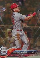 2018 Topps #21 Harrison Bader Gold Baseball Card
