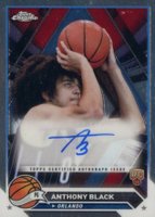 2023 Topps Chrome Topps Chrome Autographs #CGAB Anthony Black Basketball Card
