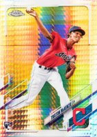 2021 Topps Chrome #21 Triston McKenzie Prism Refractor Baseball Card