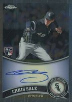 2011 Topps Chrome #205 Chris Sale Autograph Baseball Card